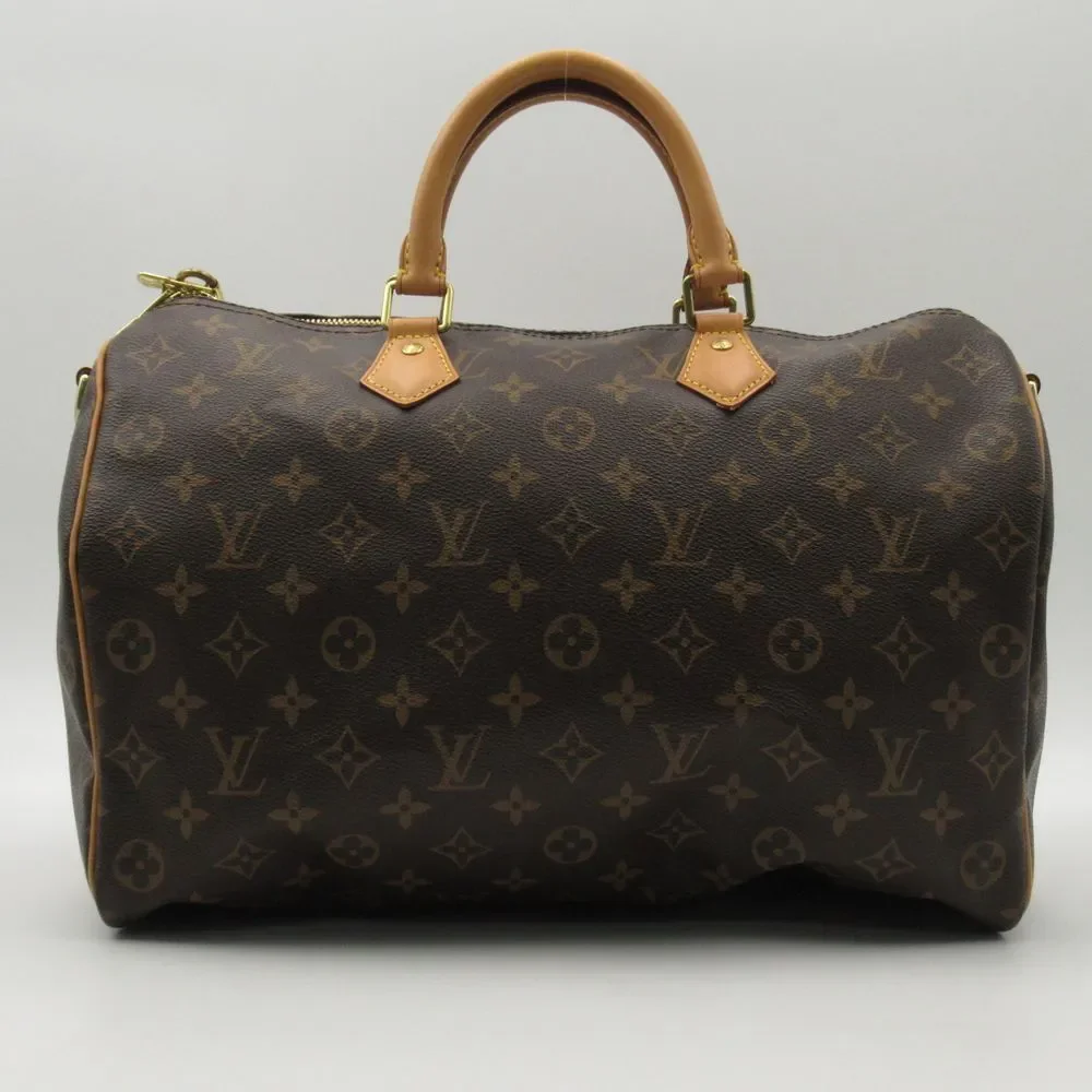 Louis Vuitton Speedy Bandouliere 35 Shoulder Bag Monogram Brown